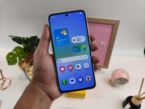 Samsung Galaxy A36. Foto: Muhammad Fikrie/kumparan