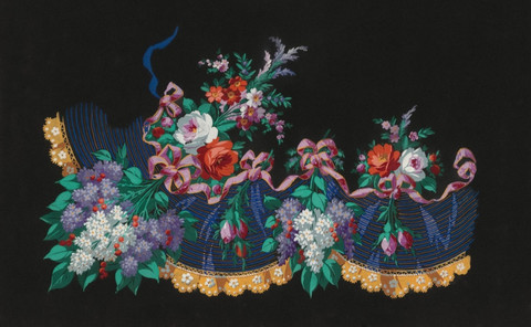 Ilustrasi Kesan yang Ditimbulkan oleh Ragam Hias dengan Motif Bunga Naga                        Sumber Unsplash/Art Institute of Chicago