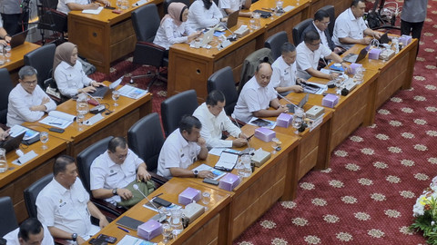 Rapat Kerja BGN dengan Komisi IX DPR RI di Gedung DPR RI, Jakarta Pusat pada Selasa (6/5). Foto: Argya D. Maheswara/kumparan 