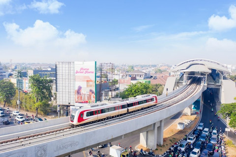 Ilustrasi rute LRT Palembang 2025. Foto: Unsplash/Rifki Kurniawan