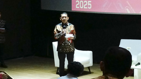 Menteri Kebudayaan Fadli Zon Usai Konferensi Pers Terkait Gelaran Festival Film Cannes. Foto: Aprilandika Pratama/kumparan