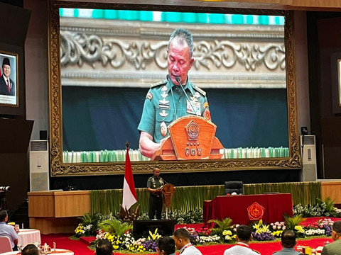 Rakornis Polisi Militer TNI 2025, Mabes TNI, Jakarta Timur, Rabu (7/5). Foto: Rayyan Farhansyah/kumparan