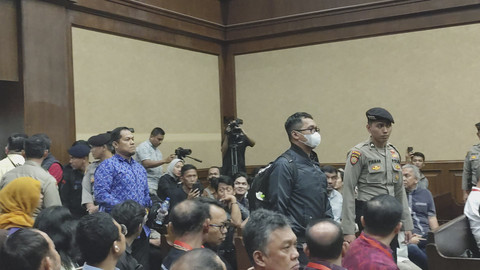 Tiga penyidik KPK dihadirkan sebagai saksi dalam sidang lanjutan Sekjen PDIP Hasto Kristiyanto di Pengadilan Tipikor Jakarta, Jumat (9/5/2025). Foto: Jonathan Devin/kumparan