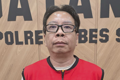 Suami Janhwa Diana, Handy Sunaryo, ditetapkan tersangka. Foto: Istimewa