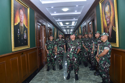 Panglima TNI Jenderal TNI Agus Subiyanto di Akademi Militer (Akmil) Magelang, Jawa Tengah, Jumat (9/5/2025). Foto: Dok. Puspen TNI