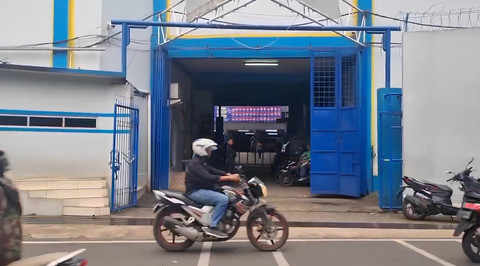Suasana di depan sekolah Waskito di Pamulang, Tangsel. Dok: Istimewa.