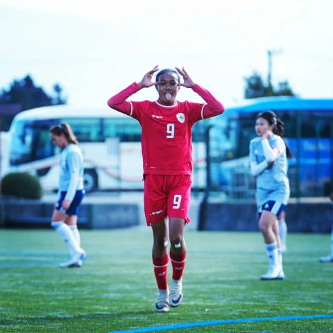 Jezlyn Kayla Azkha, pemain Timnas Wanita Indonesia. Foto: Instagram/@jezlyn.7