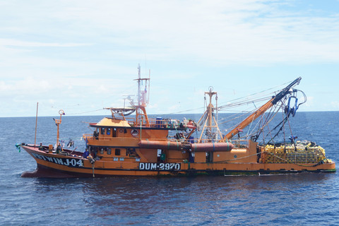 Kapal berbendera Filipina yang ditangkap KKP di Perairan Papua. Dok: KKP.