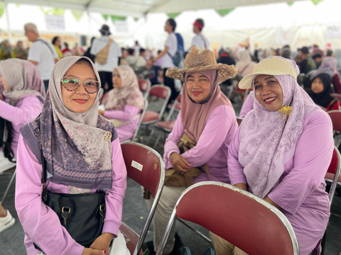 Pemeriksaan kesehatan gratis yang diselenggarakan di Candi Borobudur jelang Waisak 2025. Foto: Iqbaltwq/Pandangan Jogja