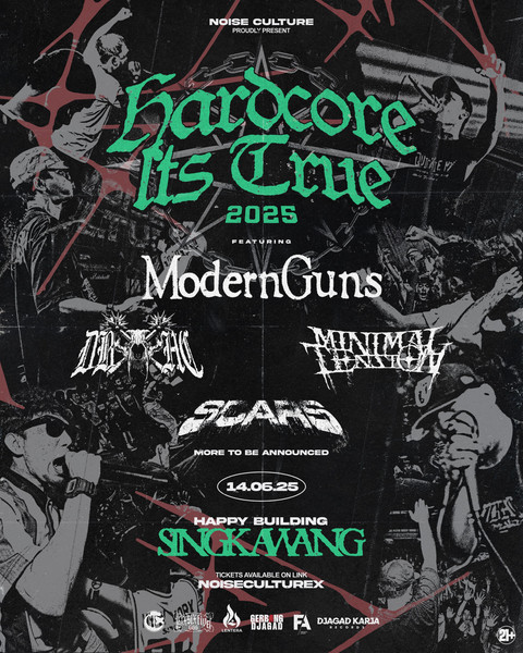 Hardcore Its True Vol. 2 yang akan digelar di Happy Building, Singkawang, Kalimantan Barat pada 14 Juni 2025 mendatang. Foto: Dok. Istimewa