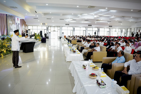 Menteri Sosial Saifullah Yusuf atau Gus Ipul di acara Dialog Pilar-Pilar Sosial di Gedung Olah Babaya, Samarinda, Sabtu (10/6/2025). Foto: Kemensos RI