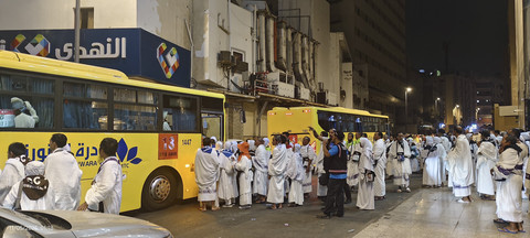 Bus Sholawat yang layani jemaah haji di Makkah. Foto: Kemenag RI