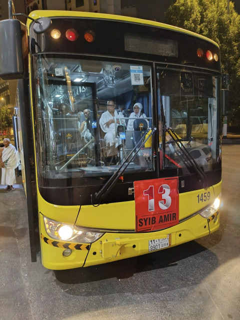 Bus Sholawat yang layani jemaah haji di Makkah. Foto: Kemenag RI