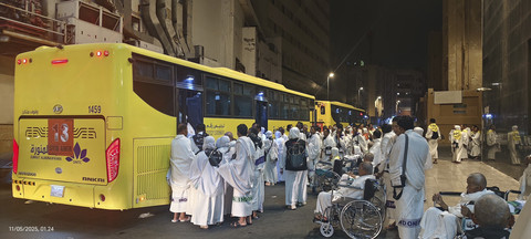 Bus Sholawat yang layani jemaah haji di Makkah. Foto: Kemenag RI