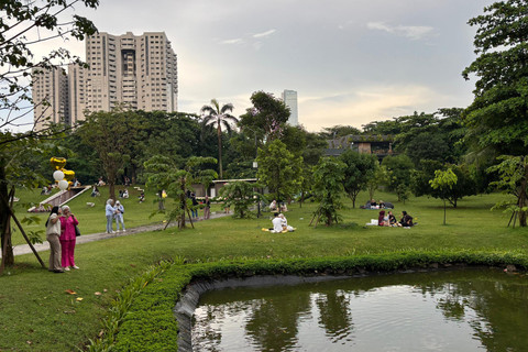 Suasana Hutan Kota GBK, Jakarta Pusat pada Minggu (11/5/2025). Foto: Abid Raihan/kumparan