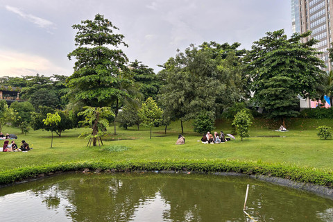 Suasana Hutan Kota GBK, Jakarta Pusat pada Minggu (11/5/2025). Foto: Abid Raihan/kumparan