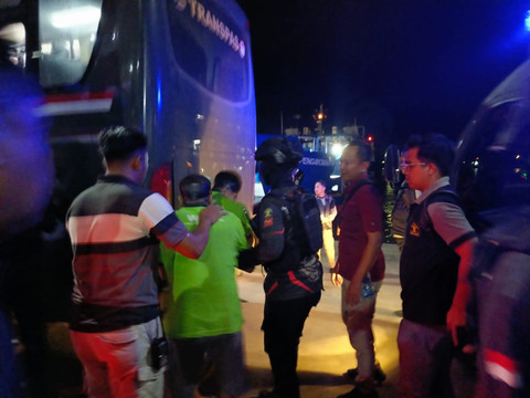 56 warga binaan Lapas Narkotika Muara Beliti dipindahkan ke Lapas Nusakambangan. Foto: Dok. Ditjen PAS