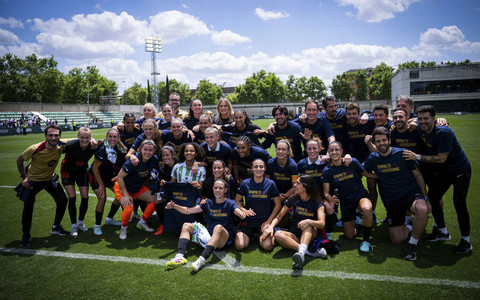 FC Barcelona Femeni memastikan gelar juara Liga Spanyol Wanita 2024/25 usai kalahkan Real Betis 9-0. Foto: Dok. Barcelona