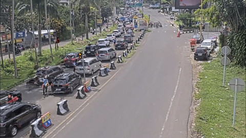 Arus Lalulintas Tol Jagorawi KM 48 dan KM 48+200 Gadog, Senin (11/5/2025). Foto: Dok. Travoy Jasa Marga