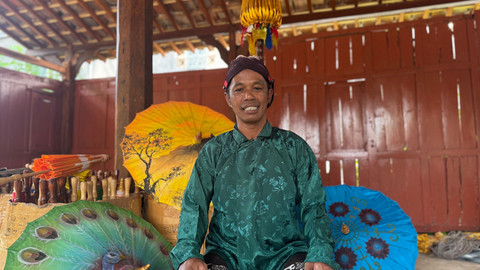 Ketua Paguyuban Kampung Homestay Borobudur, Muslih. Foto: Arif UT/Pandangan Jogja