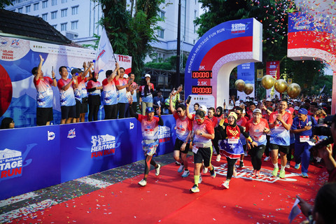 Prosesi flag-off peserta 5K. Foto: Dok. Bethesda Heritage Fun Run