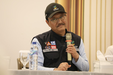 Mensos Saifullah Yusuf atau Gus Ipul menggelar pertemuan dengan para pendamping PKH di Bandar Lampung, Senin (12/5/2025). Foto: Kemensos RI