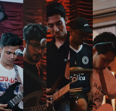 The Daddy Cat, band lokal asal Ketapang, tampil manggung di showcase 'Well Party' pada Senin malam, 12 Mei 2025. Foto: Dok. Istimewa