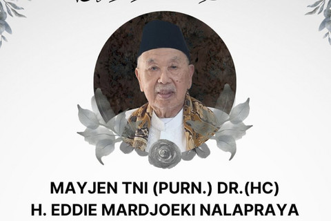 Wagub DKI era-80 an, Eddie Mardjoeki Nalapraya, meninggal dunia. Foto: Dok. Istimewa