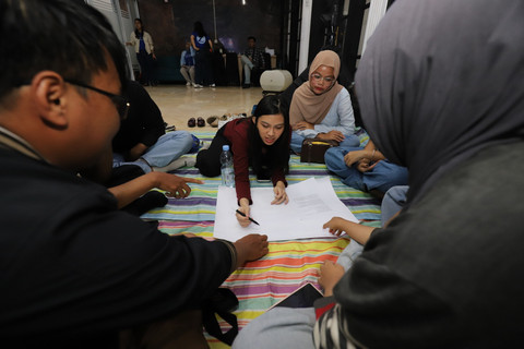 Potret keseruan kumparan Hangout digelar di kantor kumparan pada Sabtu (10/5). Foto: kumparan