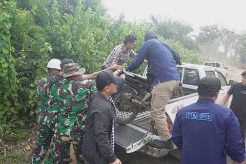 Barang bukti yang diamankan PT Bukit Asam dari penambang tanpa izin di wilayah IUP Banko Tengah Blok B, area Lengi, Desa Penyandingan, Kecamatan Tanjung Agung, Kabupaten Muara Enim. Foto: Dok. Bukit Asam