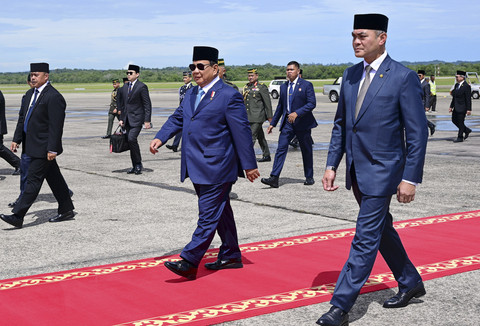 Presiden Prabowo Subianto tiba di Brunei Darussalam pada Rabu (14/5/2025). Foto: Muchlis Jr - Biro Pers Sekretariat Presiden