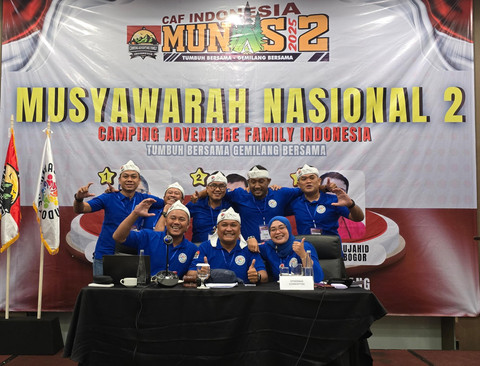 Munas II Camping Aventure Family (CAF) di Karawang, Jawa Barat, Sabtu (10/5). Foto: Dok. CAF Indonesia