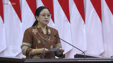 Puan Maharani saat peresmian pembukaan PUIC ke-19 di Jakarta, Rabu (14/5/2025). Foto: YouTube/Sekretariat Presiden