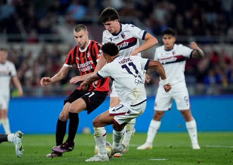 Bologna vs AC Milan dalam Final Coppa Italia 2024/25 di Stadion Olimpico, Roma, pada Kamis (15/5) dini hari WIB. Foto: REUTERS/Matteo Ciambelli