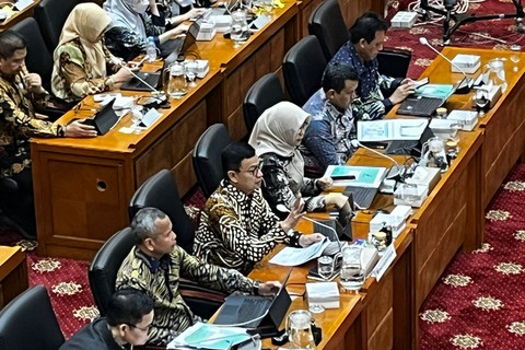 Suasana rapat dengar pendapat (RDP) Komisi IX dengan BPOM di Kompleks Parlemen Senayan, Jakarta, Kamis (15/5/2025). Foto: Rayyan Farhansyah/kumparan