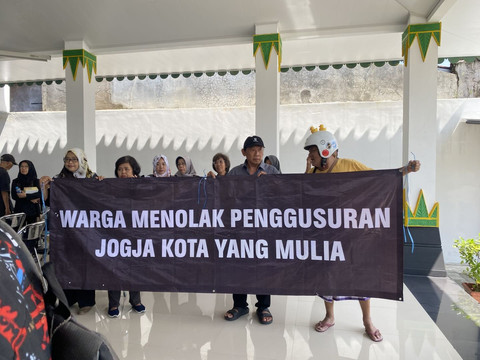 Warga Lempuyangan masih menolak ongkos bongkar yang ditawarkan oleh PT KAI. Foto: Resti Damayanti/Pandangan Jogja