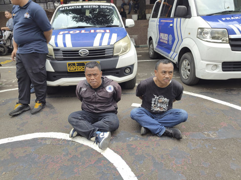 Polres Metro Depok melaksanakan razia atas tindakan premanisme di wilayah Depok, Kamis (15/5/2025). Foto: Dok. Istimewa