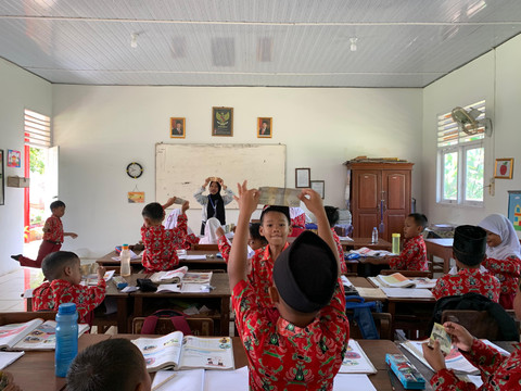 Ilustrasi anak SD dan keuangan. Dokumen pribadi