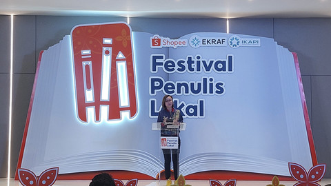 Peluncuran kampanye Shopee Festival Penulis Lokal di Jakarta Pusat, Kamis (15/5/2025). Foto: Nabila Ulfa/kumparan
