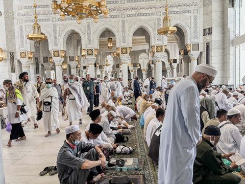 Suasana sebelum salat jumat di Masjidil Haram. Foto: Moh Fajri/kumparan