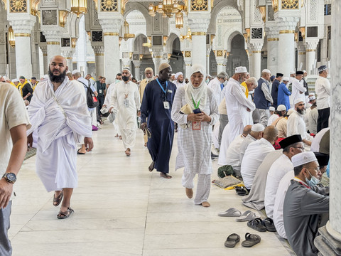 Suasana sebelum salat jumat di Masjidil Haram. Foto: Moh Fajri/kumparan