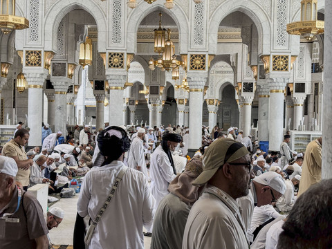 Suasana sebelum salat jumat di Masjidil Haram. Foto: Moh Fajri/kumparan