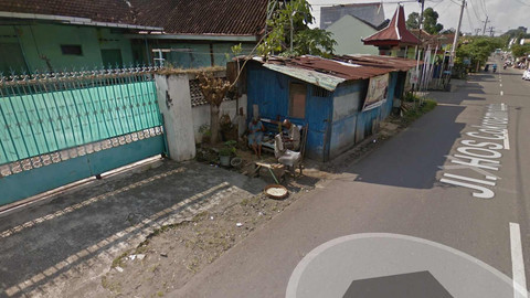 Google Maps 2015 merekam aktivitas pasangan lansia Karto dan Warsini. Dok: Tangkapan layar Google Maps