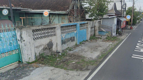 Google Maps 2024, tidak ada lagi gubuk Karto dan Warsini. Dok: Tangkapan layar Google Maps