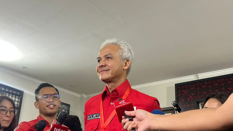 Ketua DPP PDIP Ganjar Pranowo di Sekolah Partai Lenteng Agung, Jakarta Selatan, Jumat (16/5). Foto: Haya Syahira/kumparan