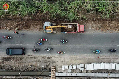 Ilustrasi perbaikan jalan. Foto: Dok. Pemda DIY