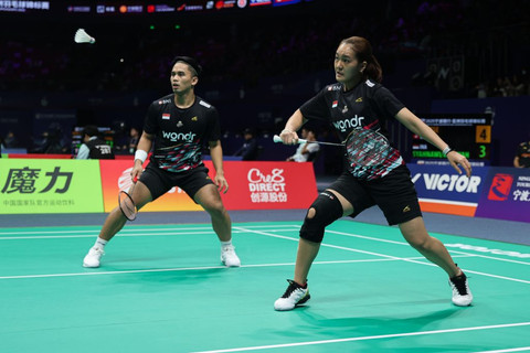 Ganda campuran Indonesia, Amri Syahnawi/Nita Marwah. Foto: PBSI
