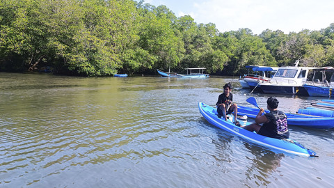 Suasana Ekowisata Mangrove Batu Lumbang. Foto: Denita BR Matondang/kumparan