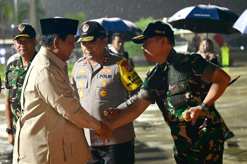 Presiden Republik Indonesia, Prabowo Subianto, bertolak menuju Thailand, pada Sabtu malam, 17 Mei 2025. Foto: Dok. Muchlis Jr - Biro Pers Sekretariat Presiden