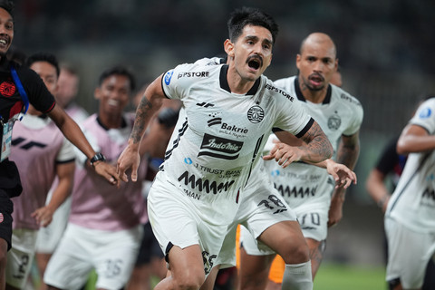 PSS Sleman vs Persija Jakarta dalam laga pekan ke-33 Liga 1 2024/25 di Stadion Maguwoharjo, Sabtu (17/5). Foto: Dok. Persija